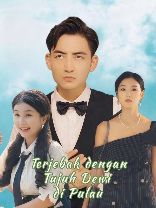 Poster Terjebak dengan Tujuh Dewi di Pulau