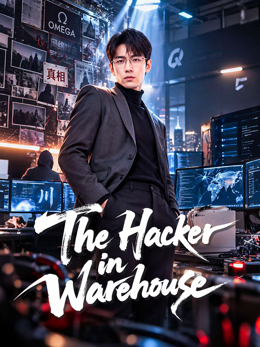 Poster The Hacker in Warehouse