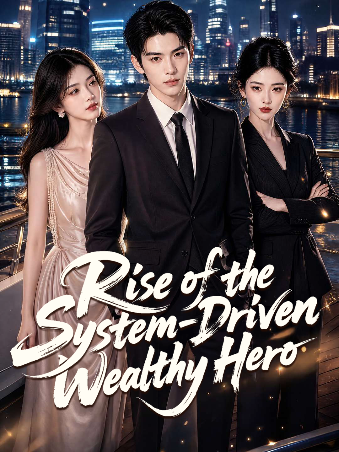 Poster Rise of the System-Driven Wealthy Hero